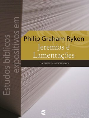 cover image of Estudos bíblicos expositivos em Jeremias e Lamentações